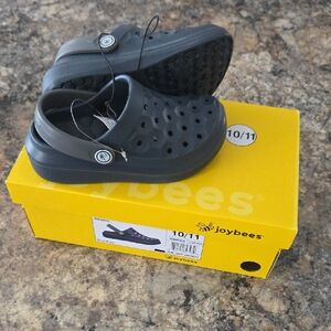 Joybees Size 10 / 11 Kids Navy Clogs